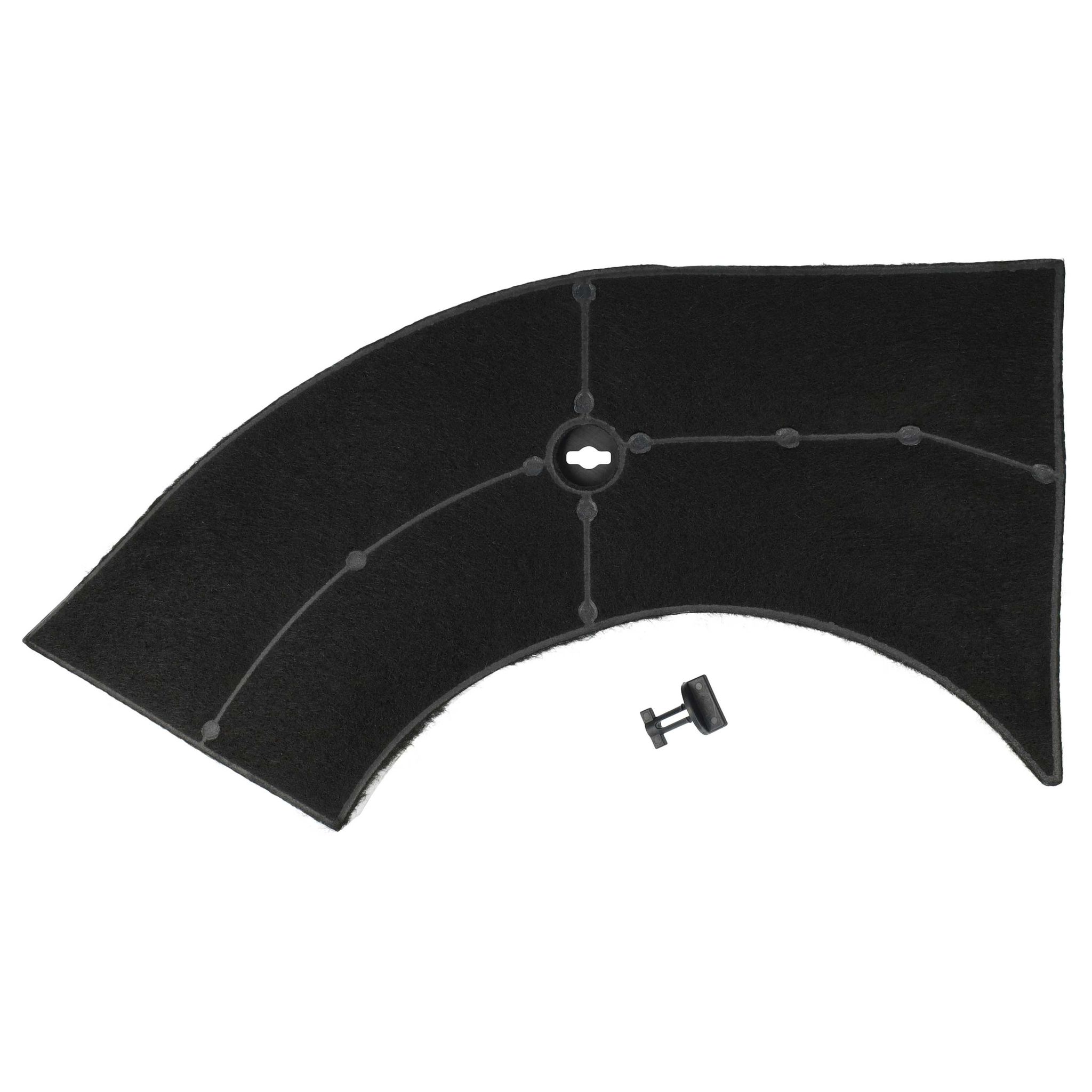 Activated Carbon Filter Compatible With Ikea Shd 100 W, Shd 110 W, Nyttig Fil 100 Extractor Hood - 28 X 13.3/9.5 X 2.6 Cm - Vhbw - Plastic