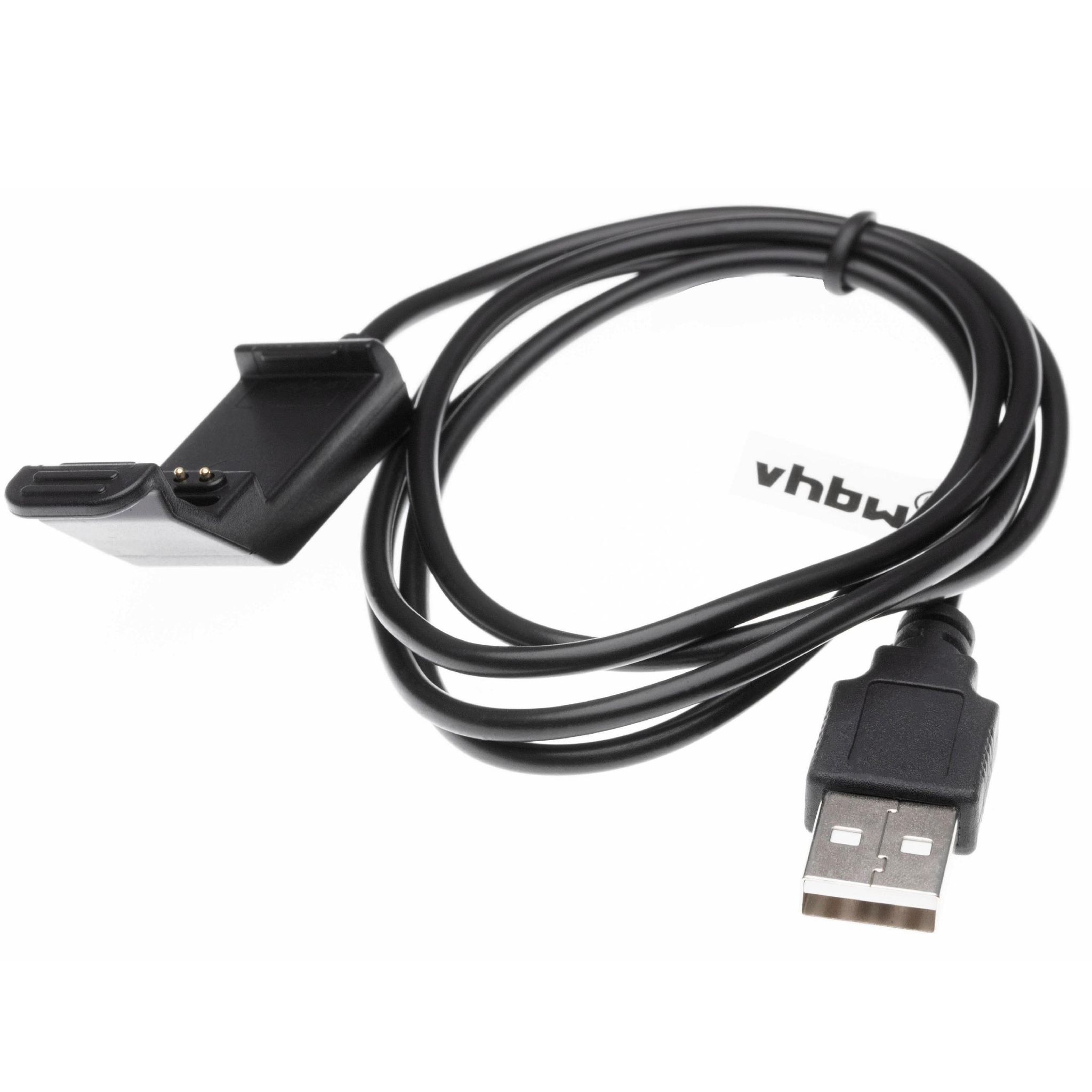 Vhbw Ladekabel 100cm Ladestation Kompatibel Mit Garmin Edge 20, 25 Gps Fahrradcomputer Ersatzkabel Datenkabel
