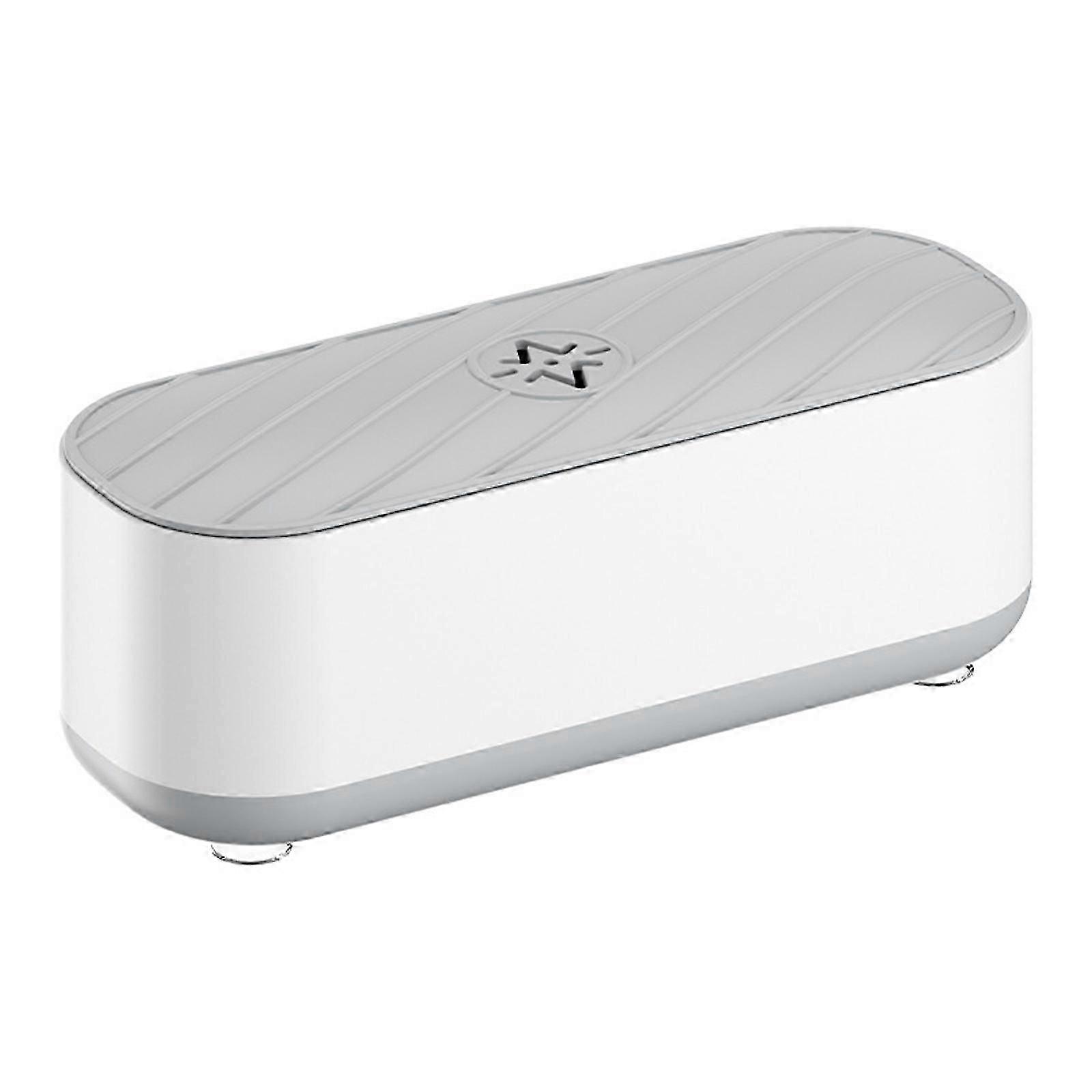 Nettoyeur à ultrasons portable et silencieux pour bijoux, bagues, argenterie, lunettes et montres, réservoir en PP