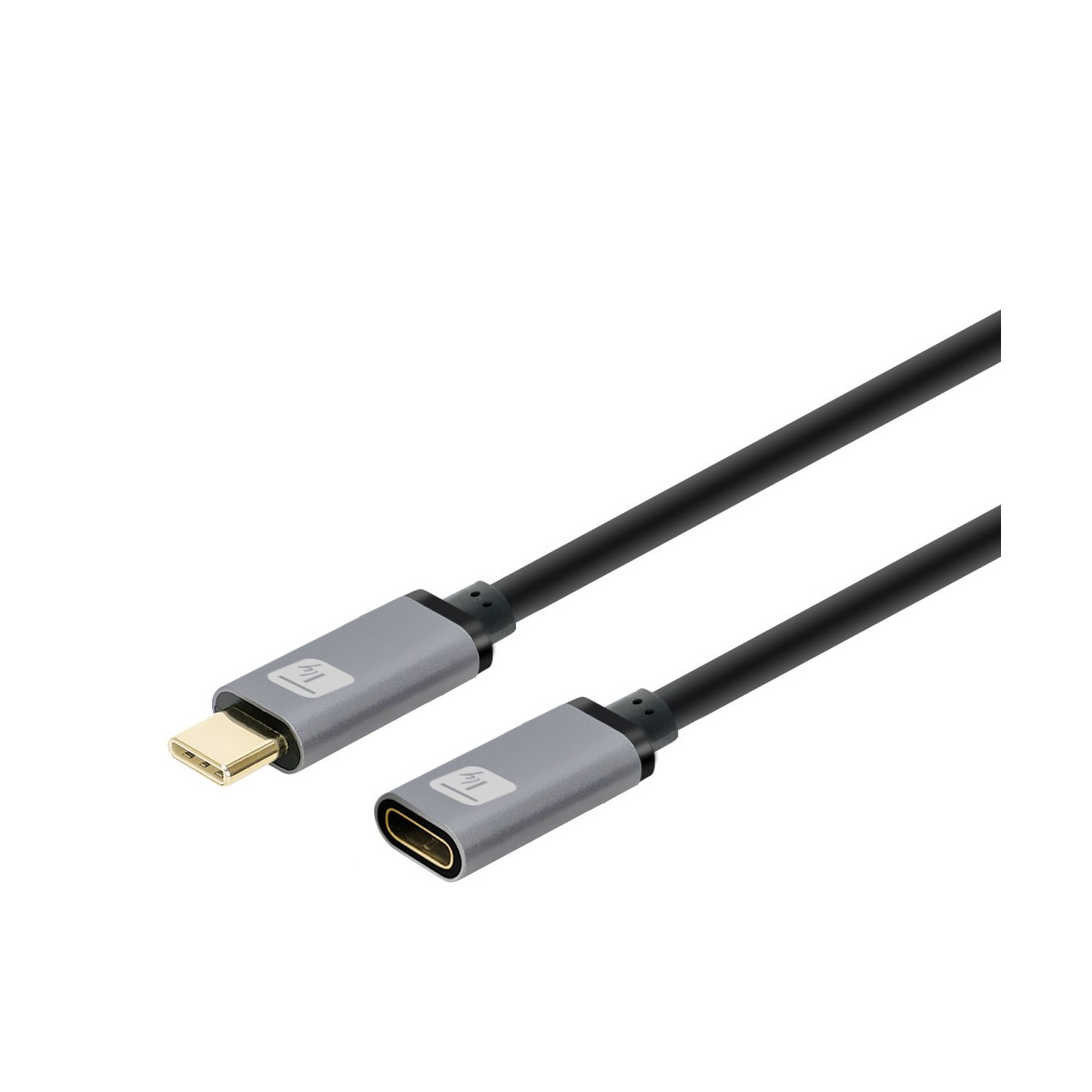 100W 5A USB-C Verlängerungskabel 3.2 Gen2 ICOC MUSB322-CMF-010 - Bild 3
