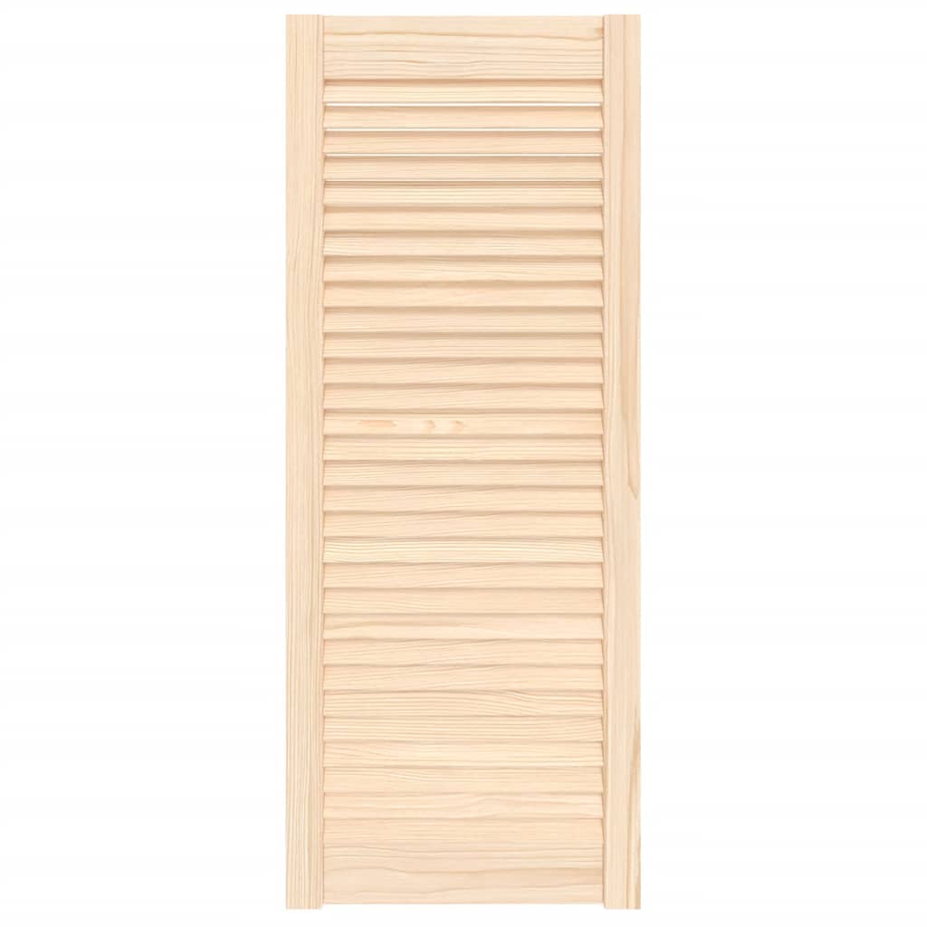 Cabinet Door Louvred Design 99.3x39.4 Cm Solid Wood Pine Vidaxl