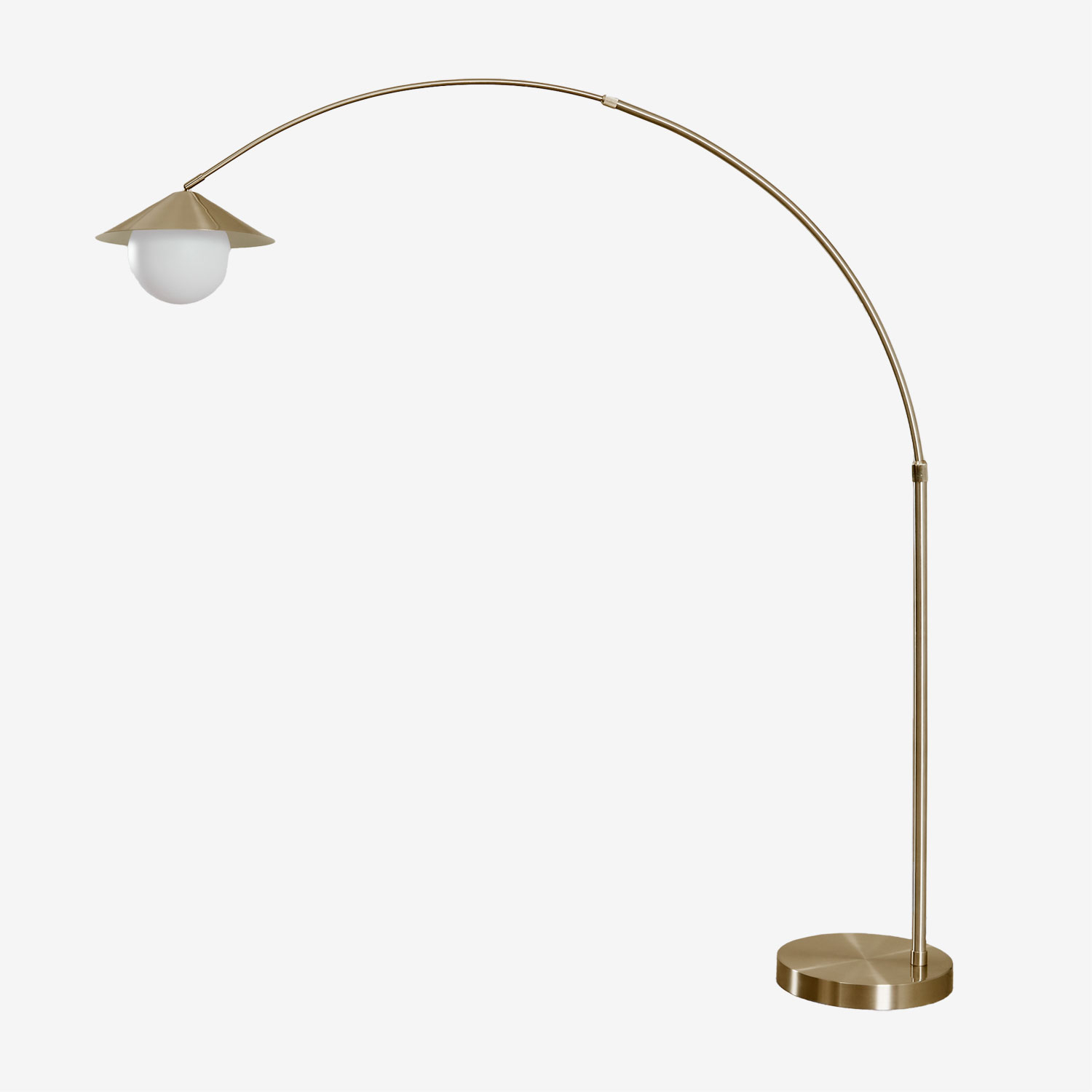 Sklum - Lampadaire En Fer Orvina Doré