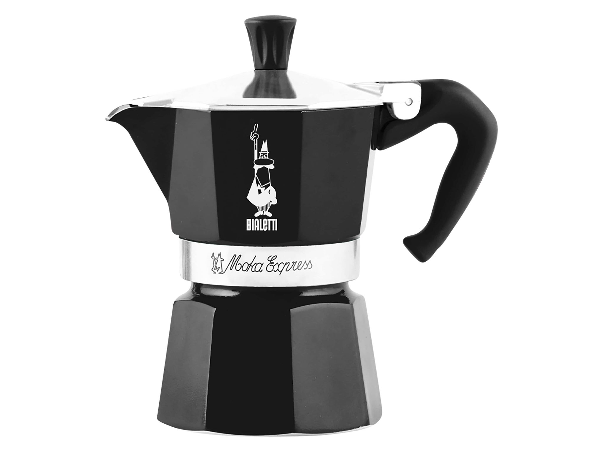 Bialetti - Moka Color: Ikonische Espressomaschine für die Herdplatte, macht echten Italienischen Kaffee, Moka-Kanne 6 Tassen (270 ml), Aluminium, Schwarz - Bild 5