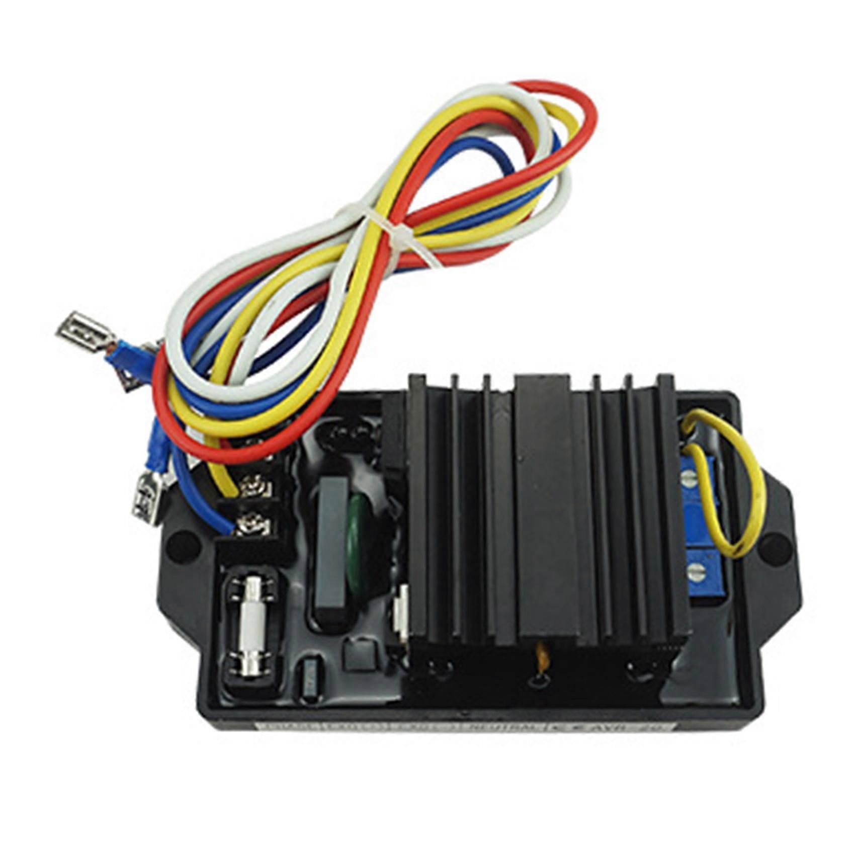 Régulateur de tension automatique AVR-20A monophasé pour groupe électrogène, 210-250 V, 50/60 Hz, 20 A, noir