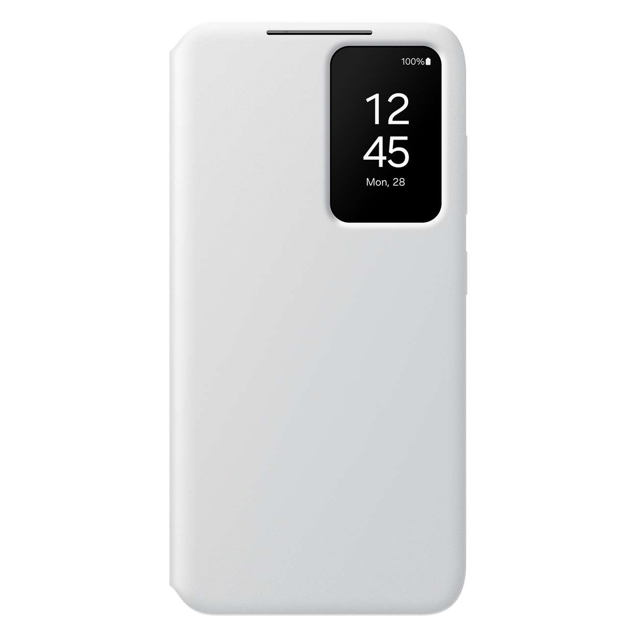 Samsung Smart View Wallet Case (Samsung Galaxy S24), Smartphone Hülle, Grau - Bild 5