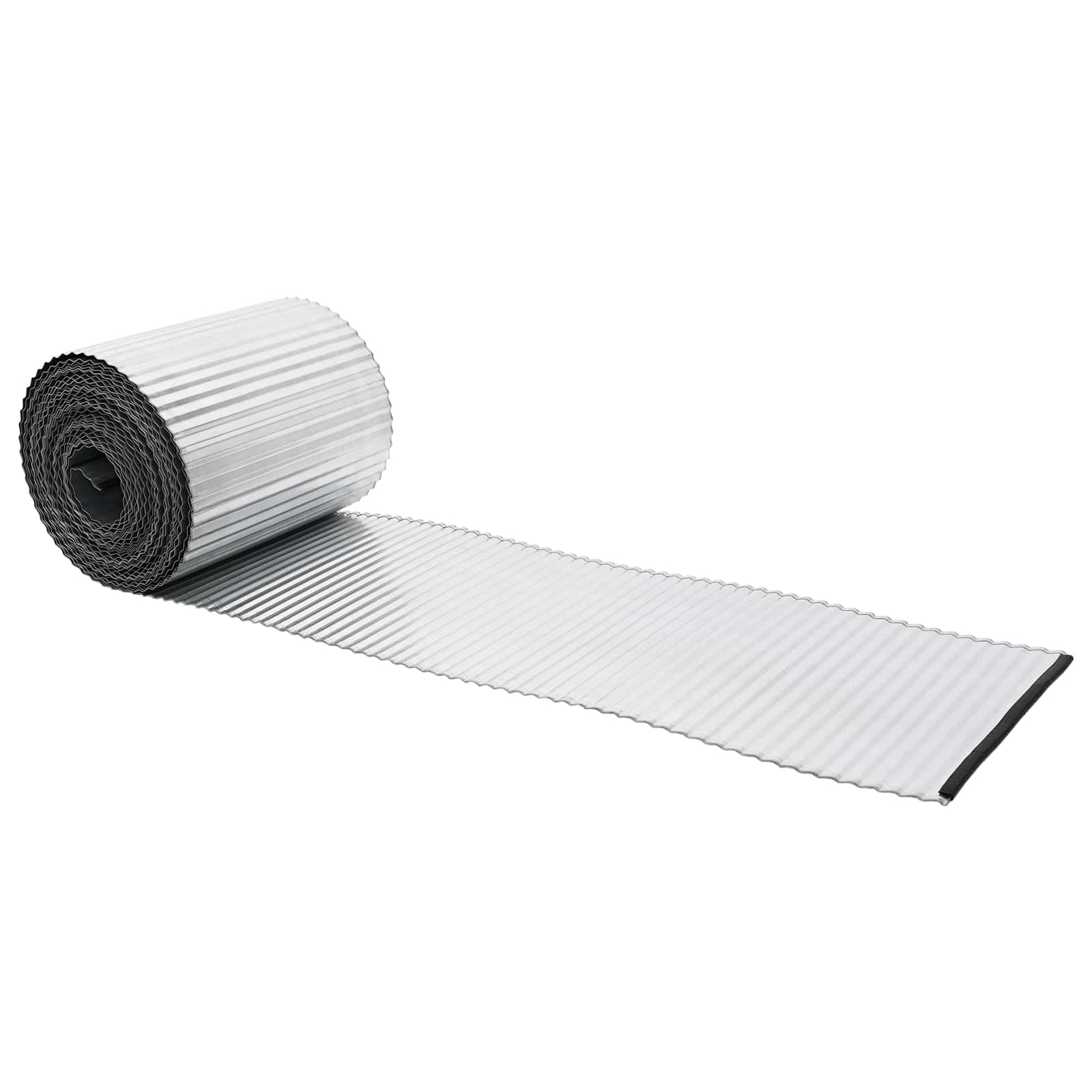 Vidaxl Versilbert Raseneinfassung 10 M X 15 Cm Verzinkter Stahl Silber