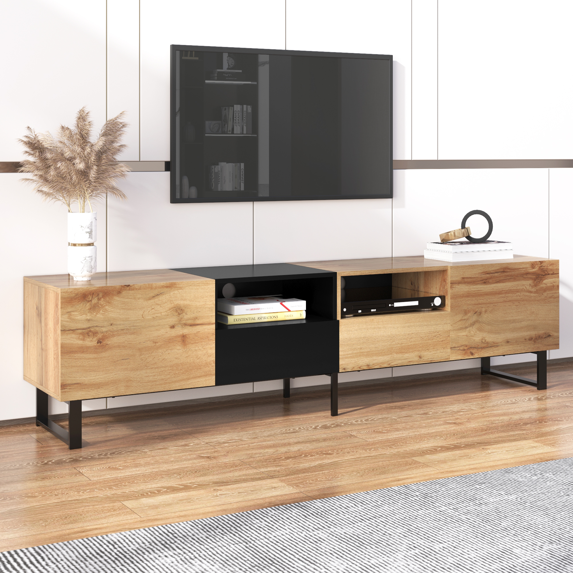 Yoleo - Meuble Tv Style Industriel