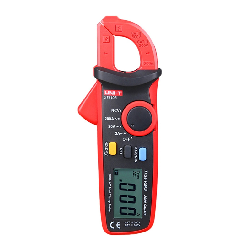 UNI-T UT210B Mini Zangenmultimeter - TRMS True RMS Messung, NCV Berührungslose Spannungserkennung, AC/DC Strom (2-200A)/Spannung/Widerstand Tester, Automatische Bereichswahl, Überspannungsschutz - Bild 5