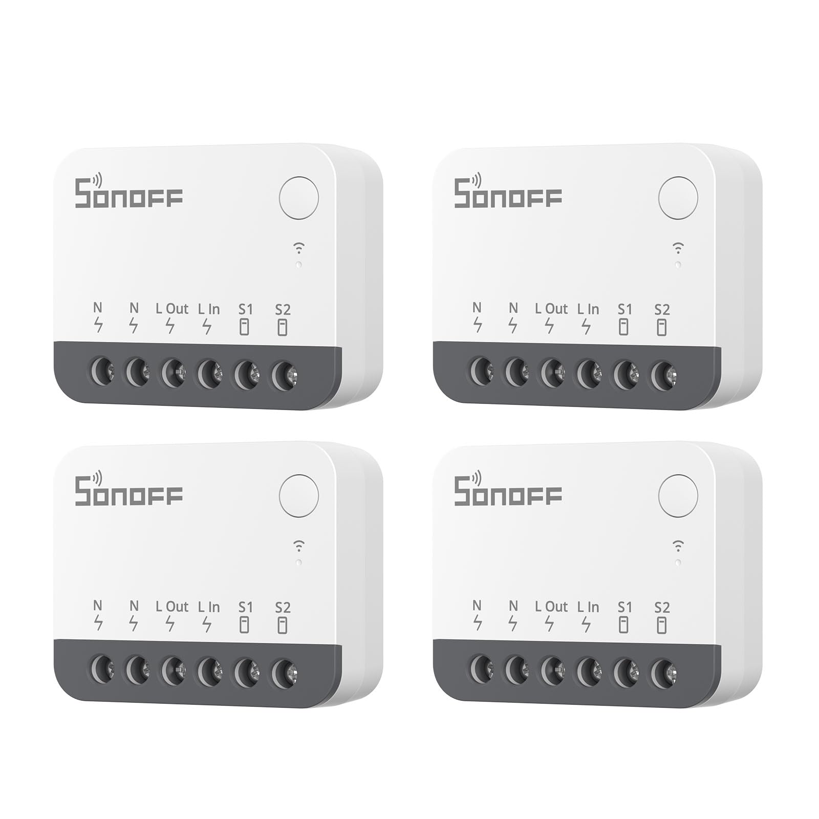 SONOFF ZBMINIR2 Zigbee interrupteur Intelligent,Amplificateur de signal Zigbee,Fonctionne Avec Alexa & Google Home,NéCessite Une Passerelle Zigbee,