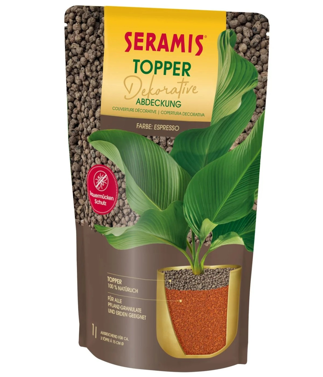 Seramis Pflanzgranulat Topper espresso 1 L - Image 3