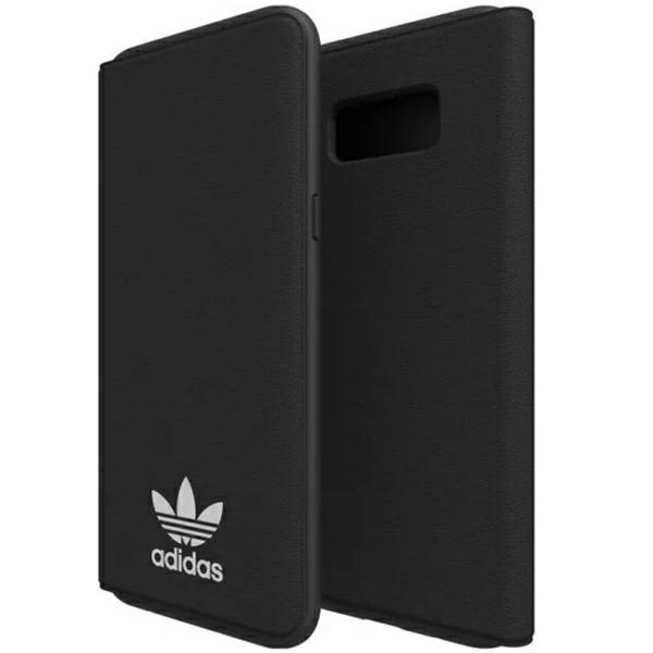 Oem Damen Schwarz Flip-Hülle Für Samsung Galaxy S8 Plus Adidas Basic
