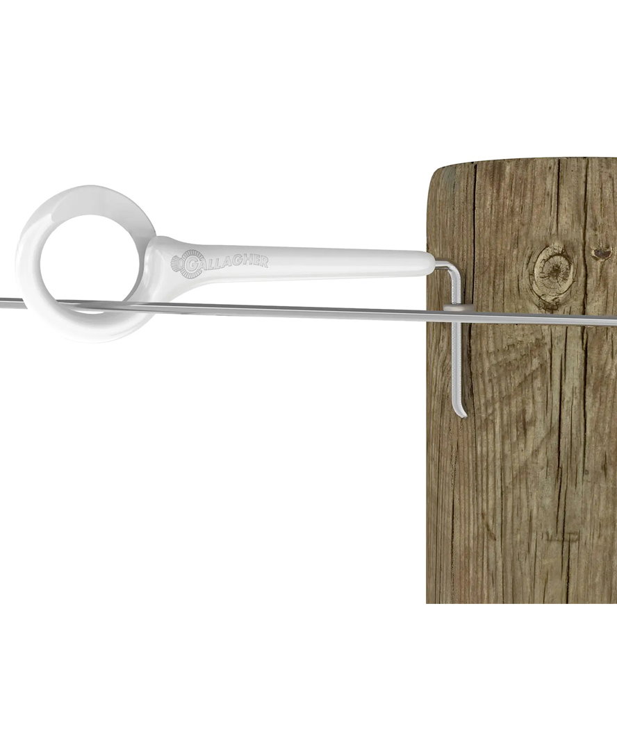 Gallagher Weiss Gartenzaun, Isolatoren Für Elektrische Fernzäune Ring Top - Image 3