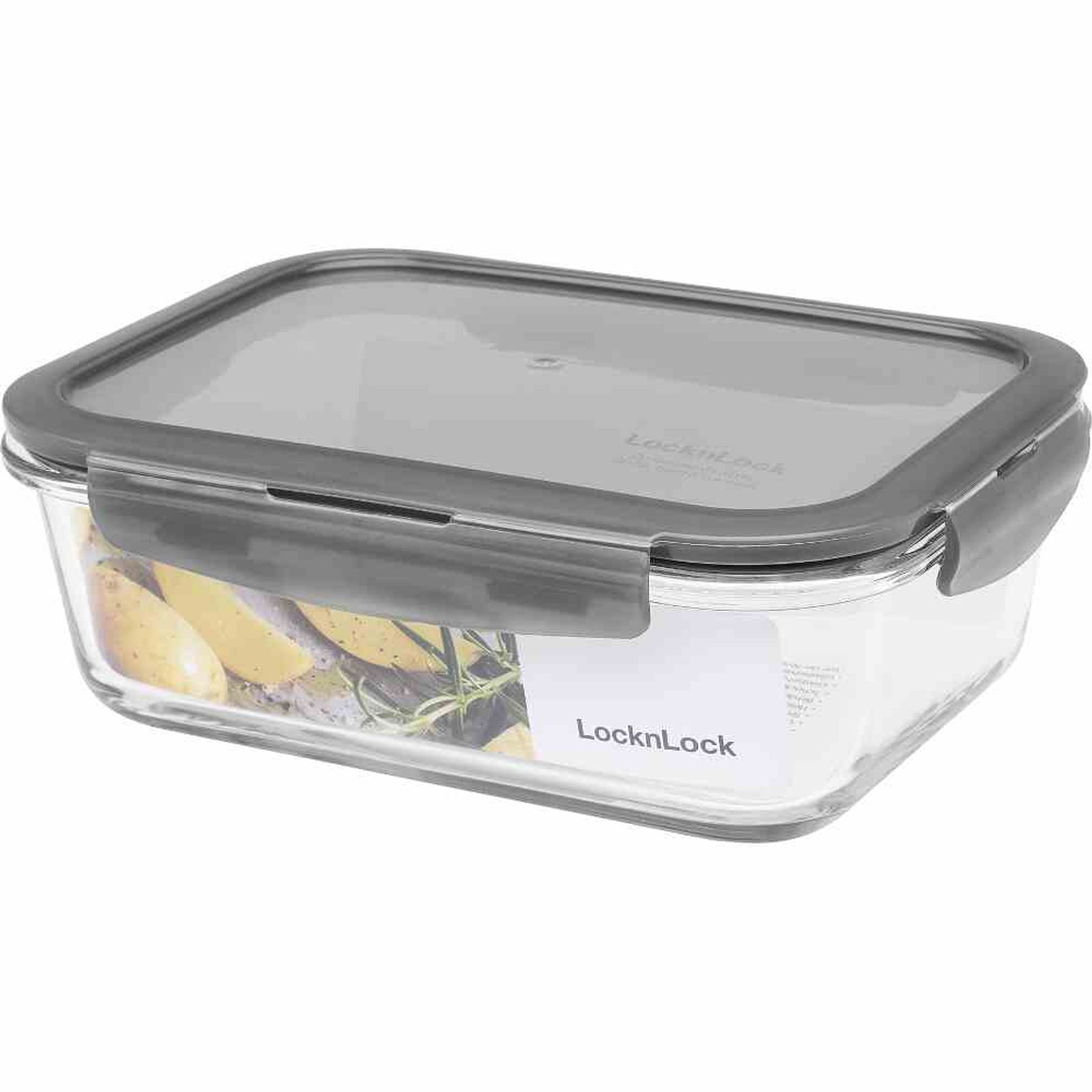 Lock & Lock Grau Frischhaltedose 1,0 L Oven Glass - Bild 5