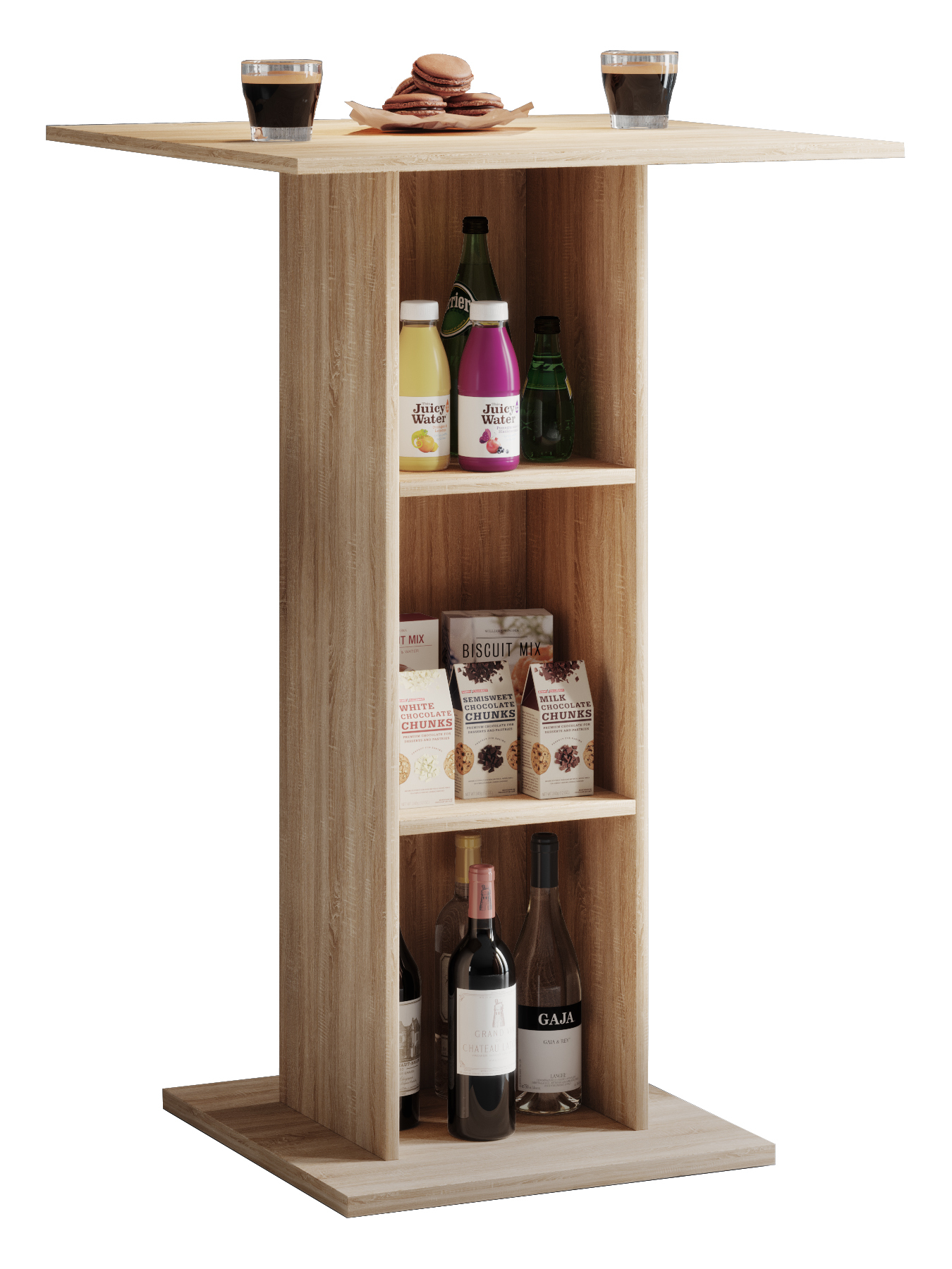 Tavolo Da Bar In Legno Vcm Tavolo In Piedi Dimensioni Ca. A. 108 X ...
