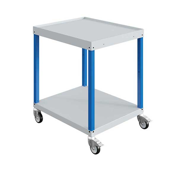 Carrello Officina Blu - 2 Piani 700x815 Mm - Carico Max 150 Kg - W020060011-bigc MATIS�RE