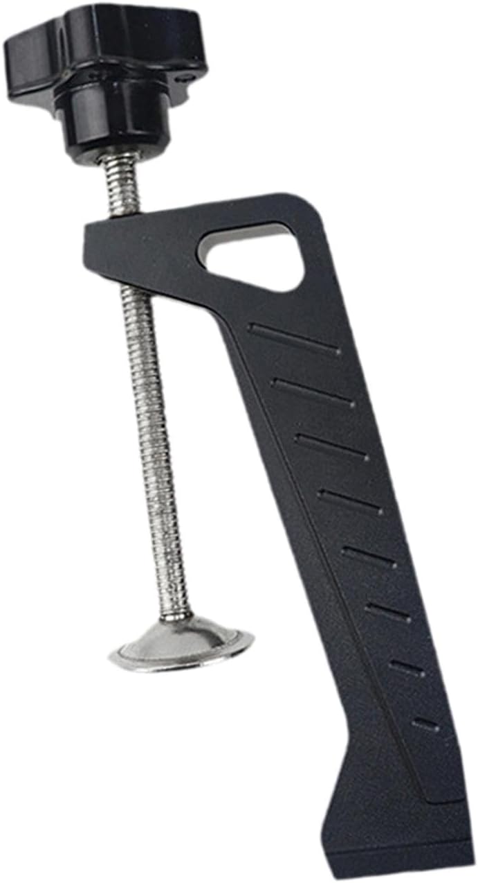 Pince de serrage 45° en alliage d'aluminium, ouverture 75 mm, verrouillage spiralé