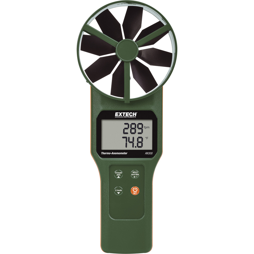 Extech B-Ware Anemometer Luftgeschwindigkeitsmesser An300 Thermoanemometer Werkstandard - Image 2