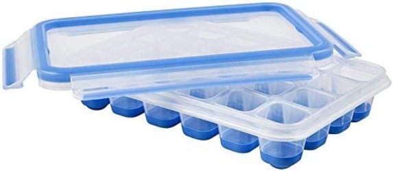 EMSA CLIP & CLOSE Eiswürfelbox, 5145, Eiswürfelbehälter, Blau, Transparent, Polypropylen (PP), Thermoplastisches Elastomer (TPE), Deutschland, 165 mm, 226 mm - Image 6
