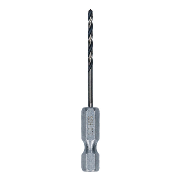 10x HSS pointteq forets hexagonaux 2 x 24 x 60 mm — photo de l’offre ManoMano