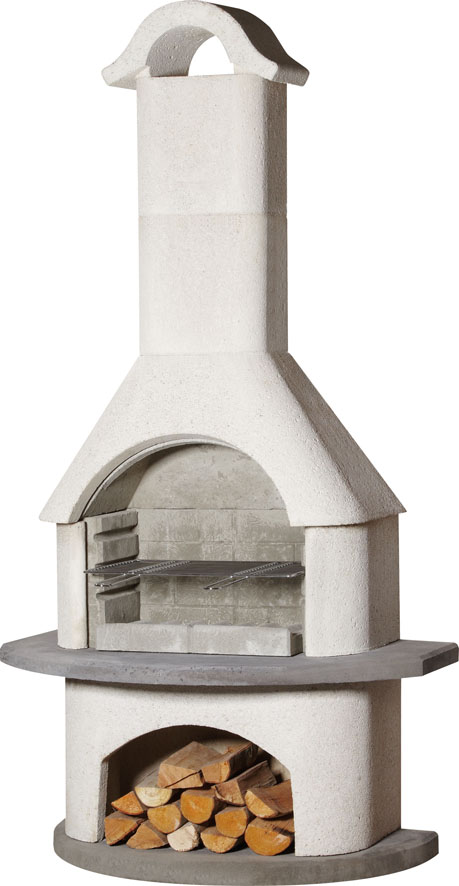 Grillkamin Verona, 2-farbig H210xb110xt65cm, 460 Kg