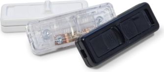 Tresice France Transparent Schiebeschalter, Durchgangs- Oder Endschalter, 2-Polig, 2,5 A/250 V, Farblos, Ws-2P/Kurzschluss