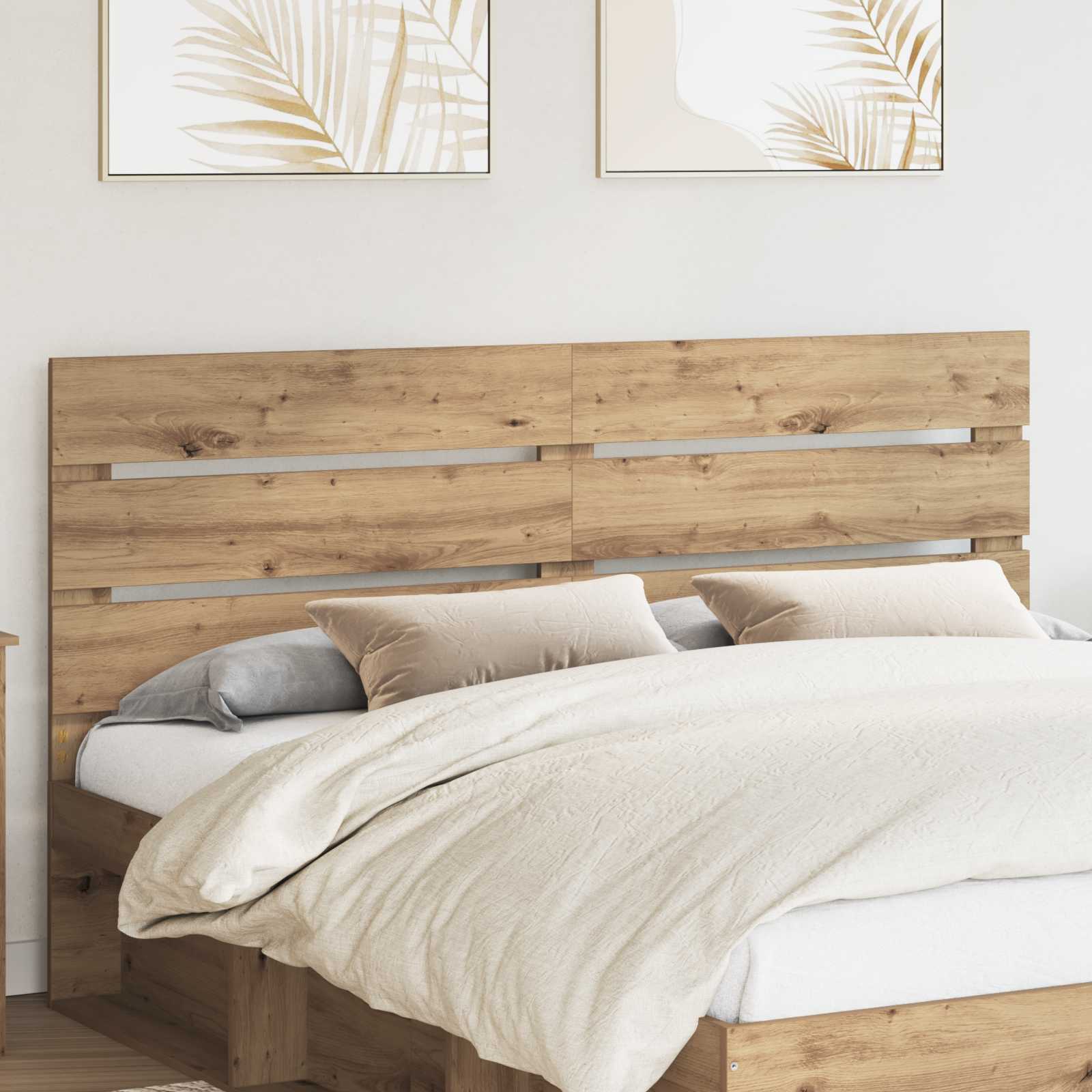 Vidaxl Tête De Lit Chêne Artisanal Bois D'Ingénierie