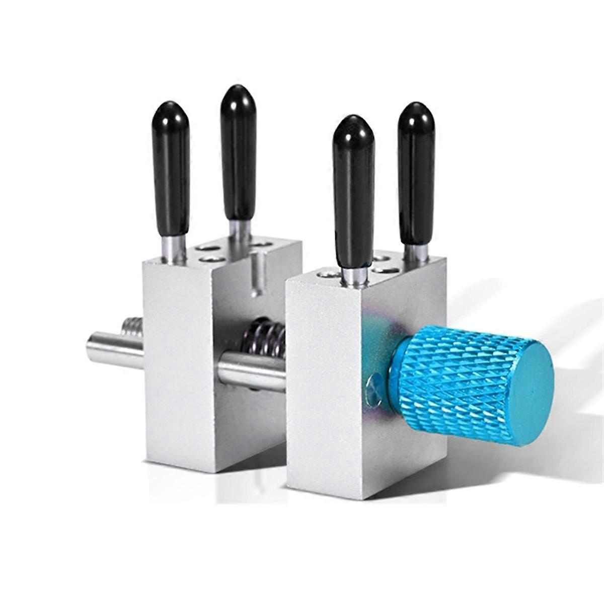 Mini-étau d'établi portatif de précision pour maquettes, serrage continu, bleu, OCEY