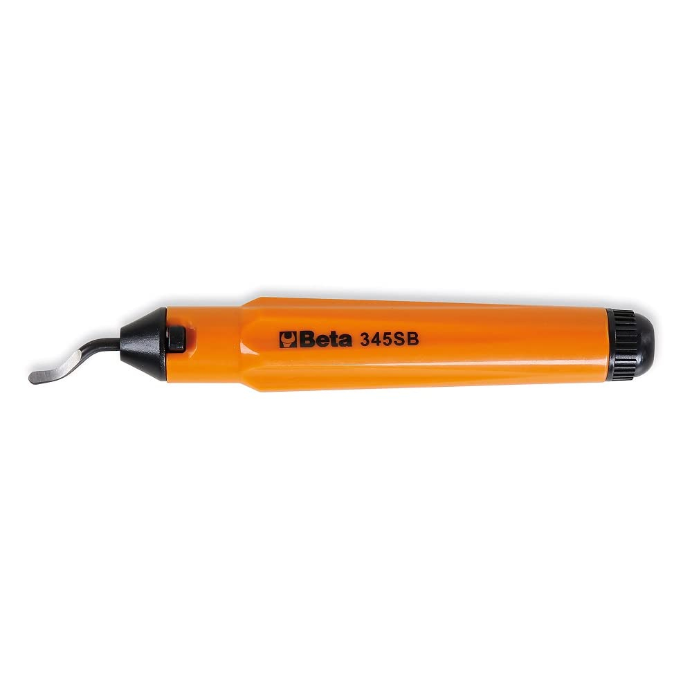 Beta Orange 345Sb Entgratungsschaber Mit Austauschbarer Klinge Drehbar Aus Hss-Stahl 150 Mm