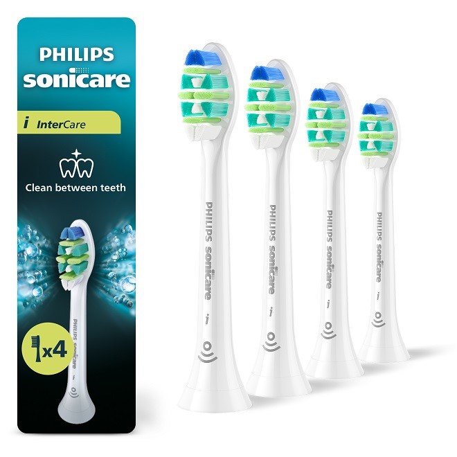 Philips Sonicare InterCare Bürstenköpfe Medium 4er-Pack Weiß HX9004/87 - Image 5