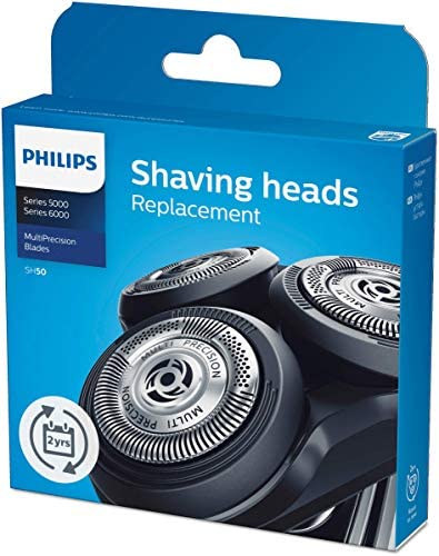 Philips Silber/Grau Zubehör Haarentfernung, Shaving Heads Shaver Series Sh50/50 (3X) - Image 3