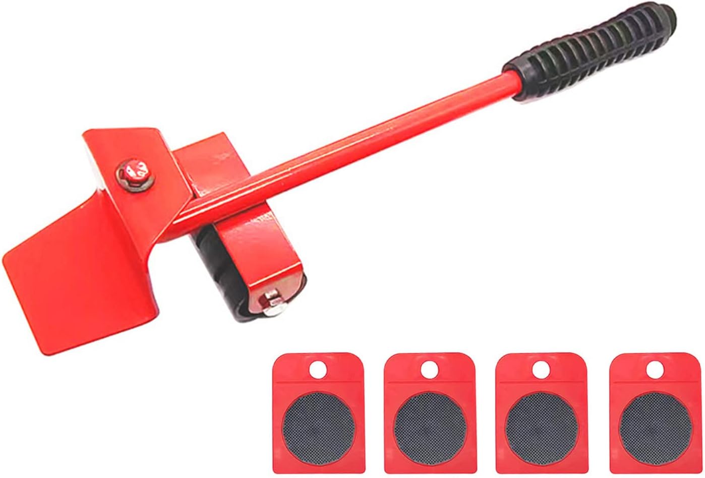 Élévateur de meubles avec roulettes universelles, capacité 300 kg, acier A3 et ABS, lot de 4 roues et 1 lève-meubles