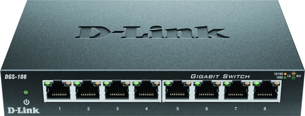 D-Link Dgs-108 8-Port Gigabit Switch Größe 8 Schwarz - Bild 14