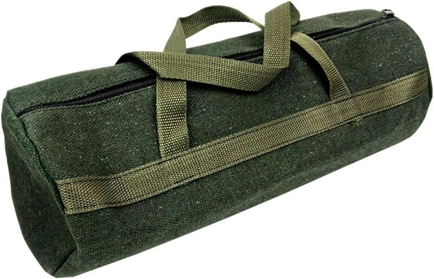 Sac à outils en toile épaisse imperméable, 35 x 13 cm, poches latérales, vert
