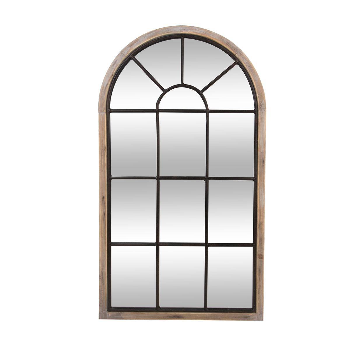 Miroir Zoé Métal Noir 60x107cm Atmosphera Créateur D'Intérieur