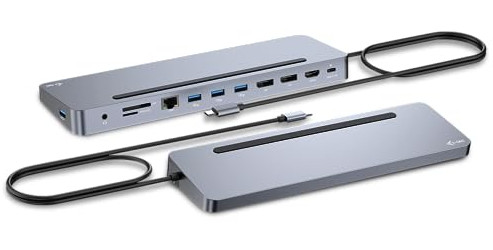 I-Tec Dockingstation Usb-C 3X Externe 4K Monitore + Power Delivery 100W Ergonomisch Metall - Bild 11
