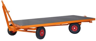 Schwerlastanhänger 5000 kg 3000x1500 mm Drehschemel-Lenkung Luftreifen Rollcart Transportsysteme - Image 3