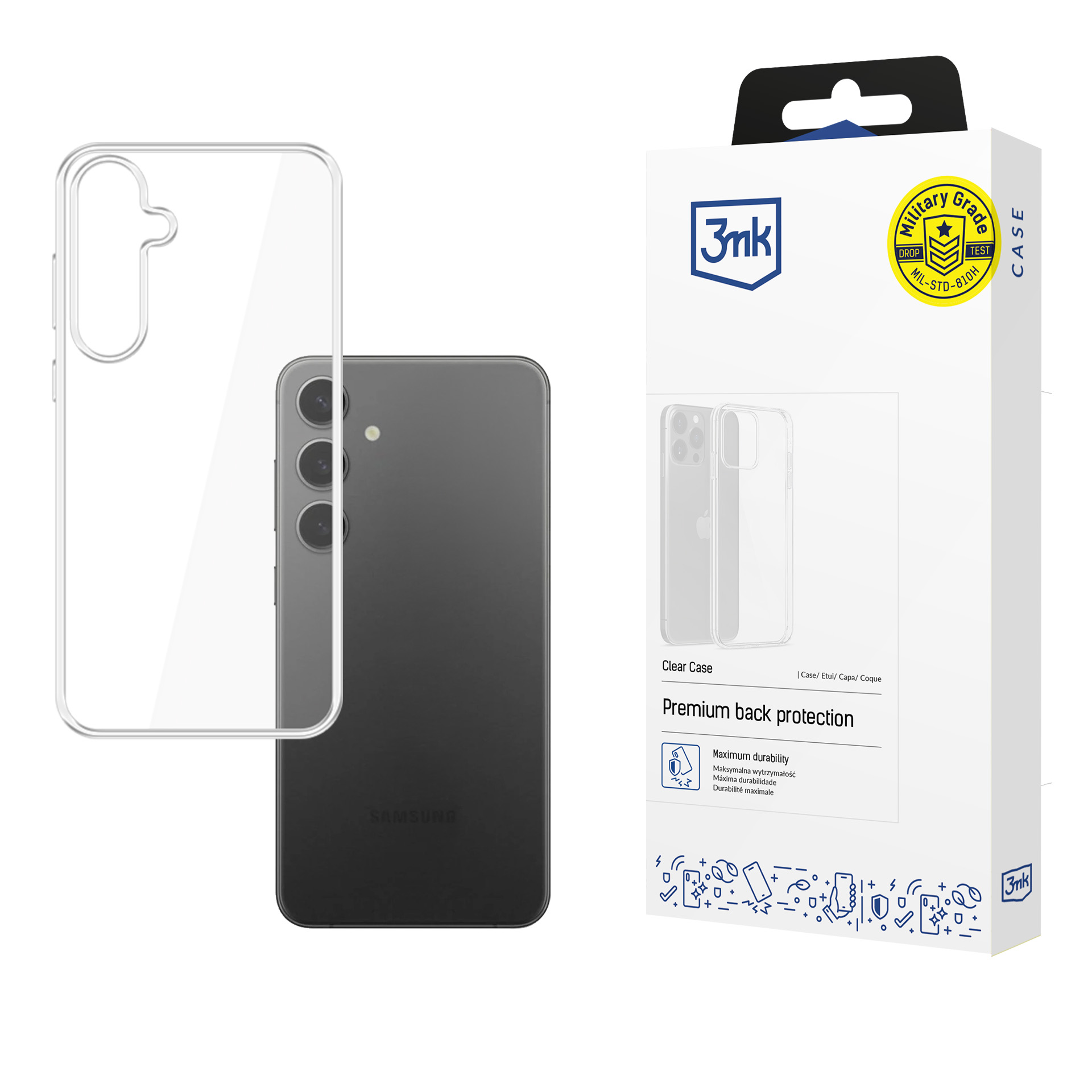 Oem Transparent Samsung Galaxy S25 - 3Mk Klarsichthülle