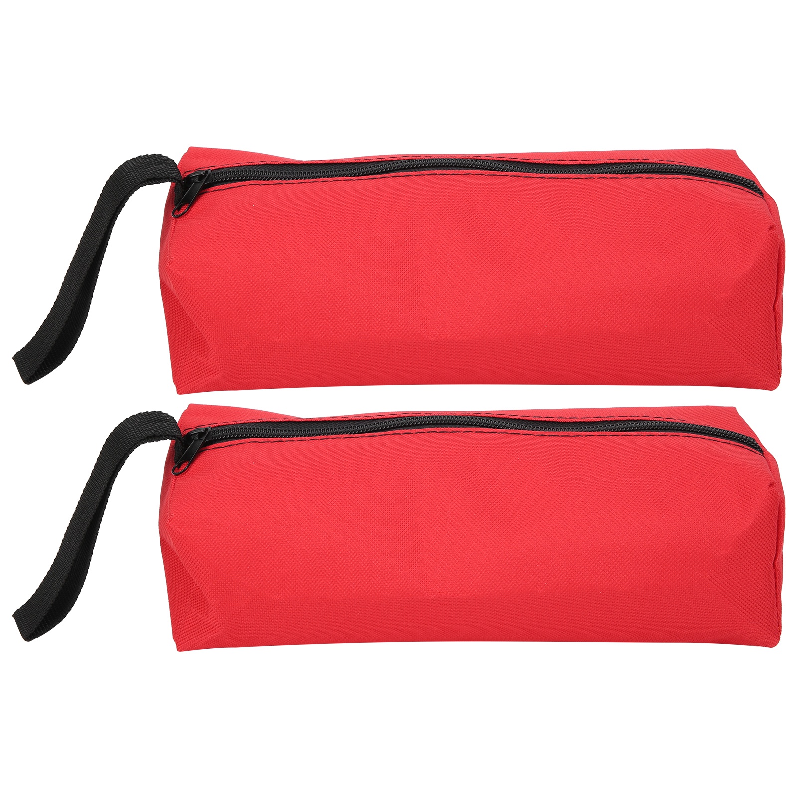 Lot de 2 pochettes de rangement pour outils à main, polyester 600D, taille S 25 x 8,5 cm, dragonne rouge