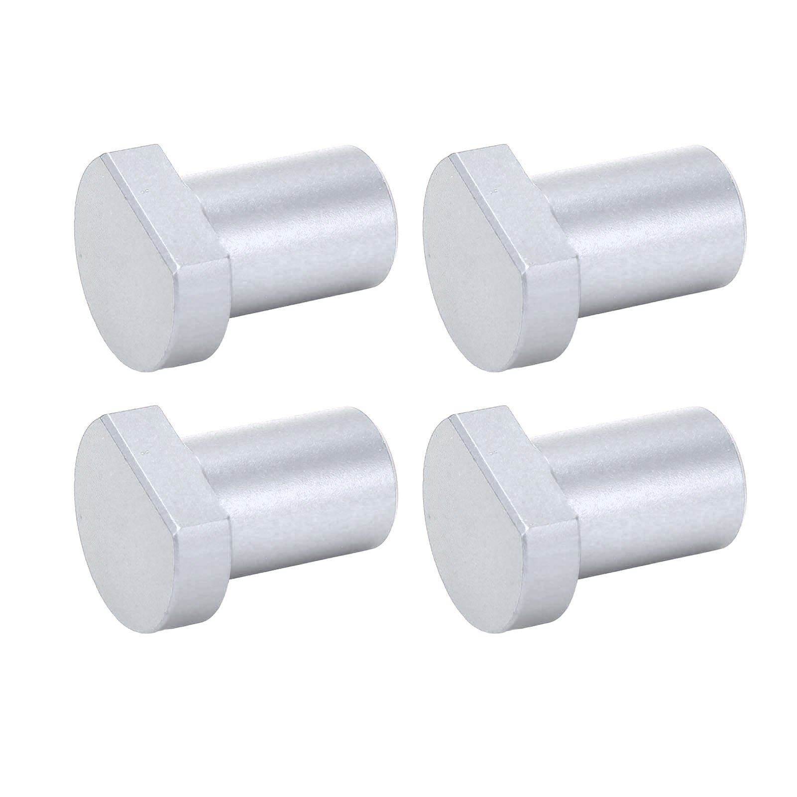 Chiens d'établi en alliage d'aluminium, 19 mm de diamètre, lot de 4