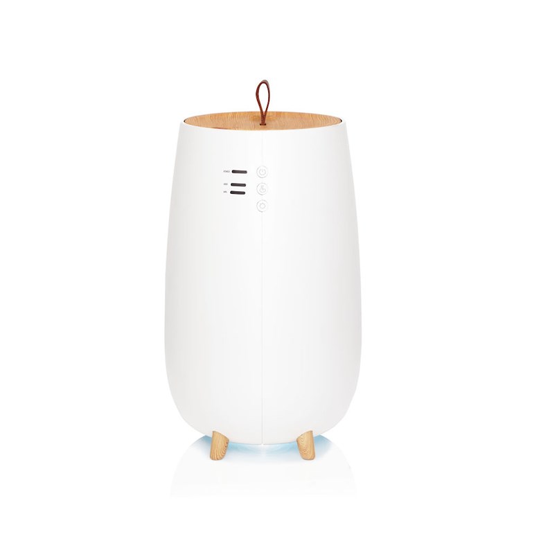 Wilfa HU-230W humidificateur Ultrasonic 2,3 L Blanc, Bois - Neuf