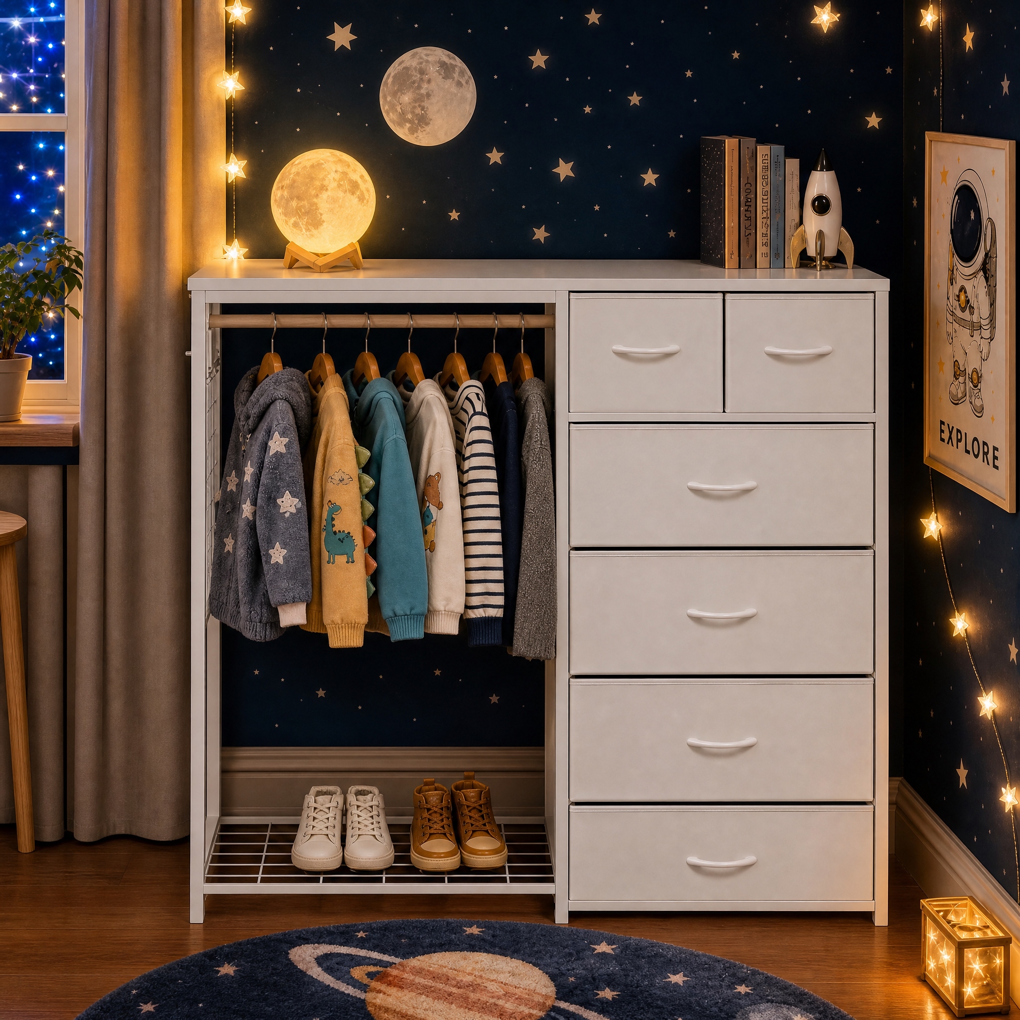 Armoire Pour Enfants Avec 6 Tiroirs