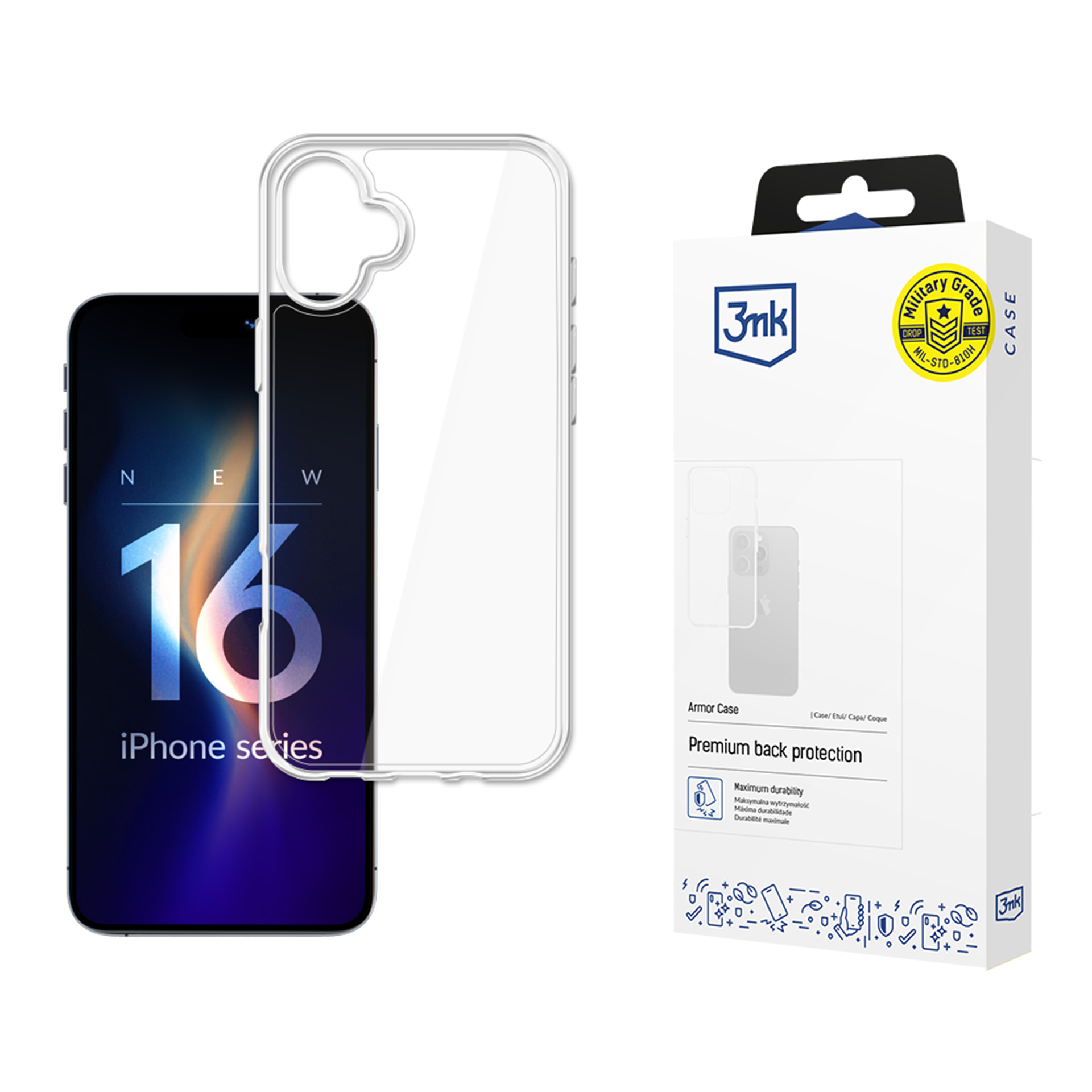 Oem Transparent Apple Iphone 16 - 3Mk Armor Case