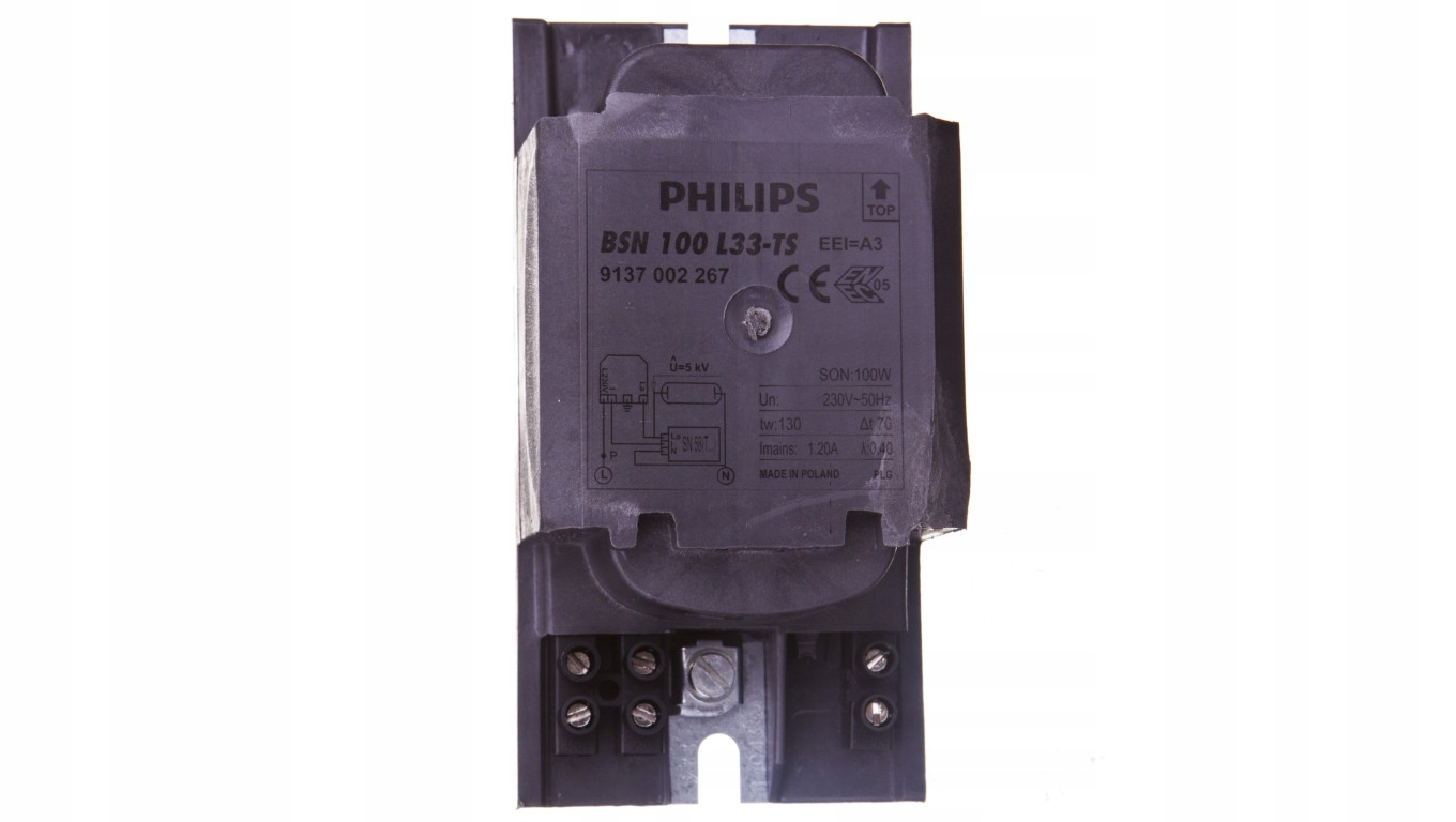 Philips Vorschaltgerät Für Natriumdampflampen Bsn 100 8711500059727