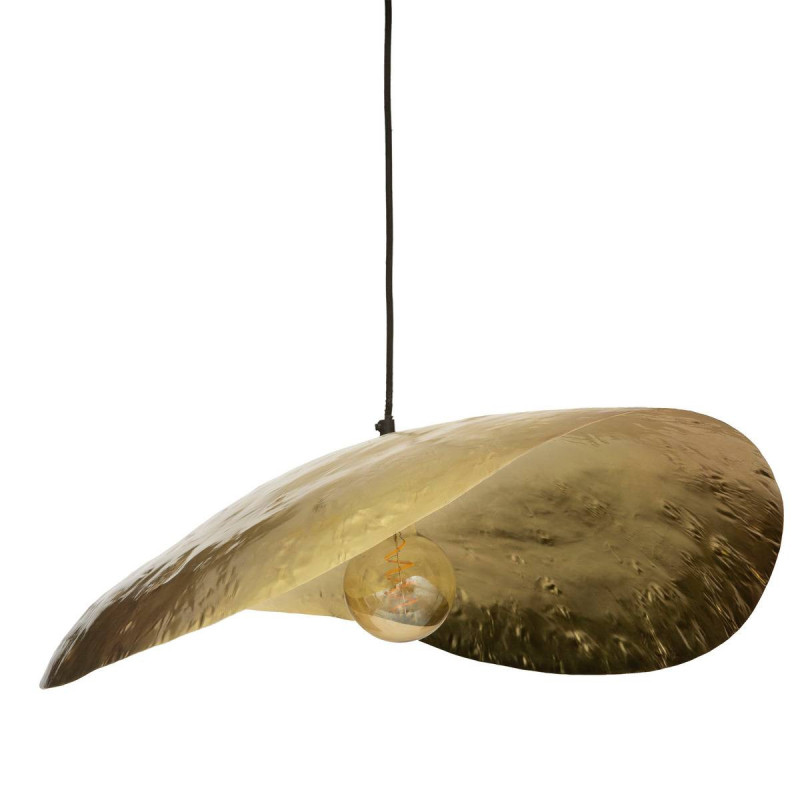 Suspension En Métal Doré D80cm - Luminaire Élégant Pour La Décoration