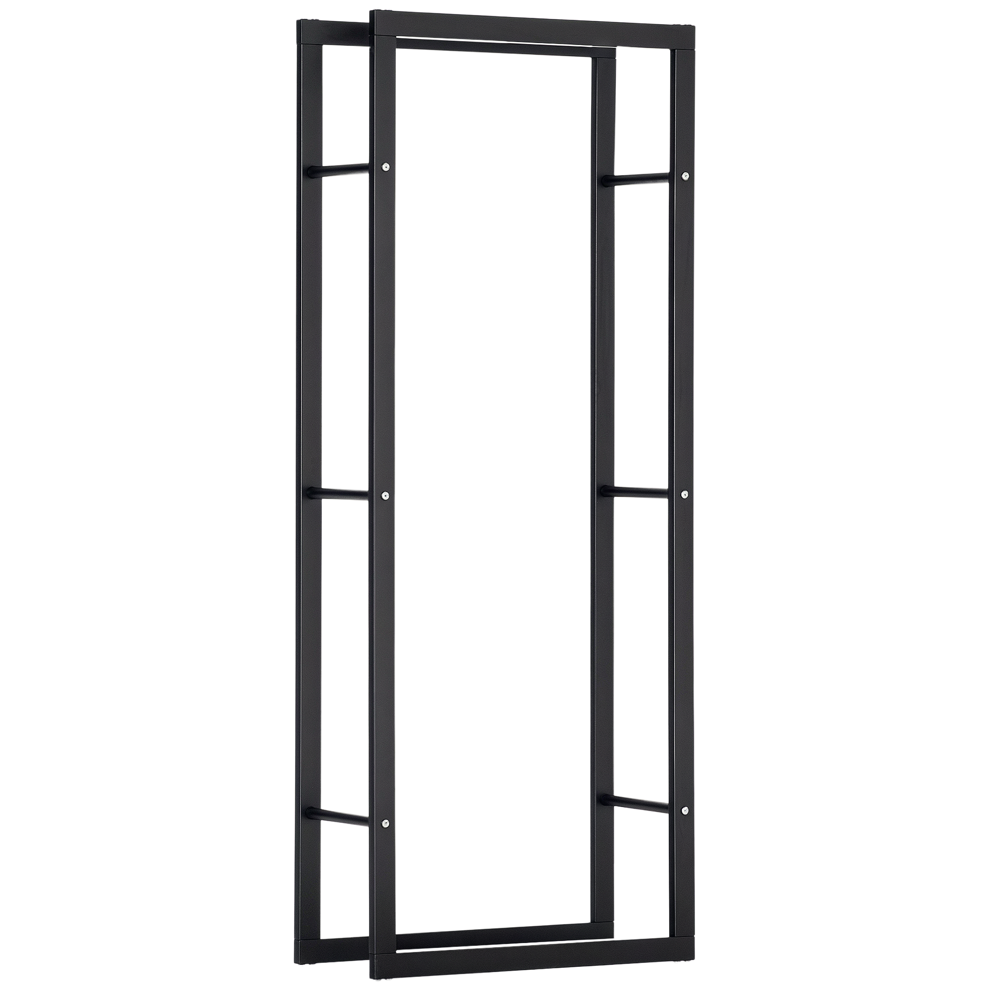 Homcom - Etagère Porte Bois De Cheminée Porte-bûches Design