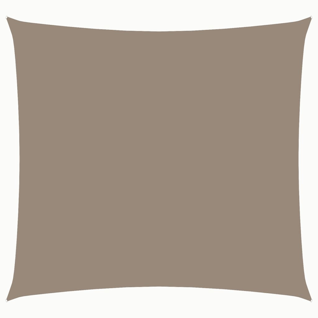 Voile De Parasol Tissu Oxford Carré 7x7 M Taupe