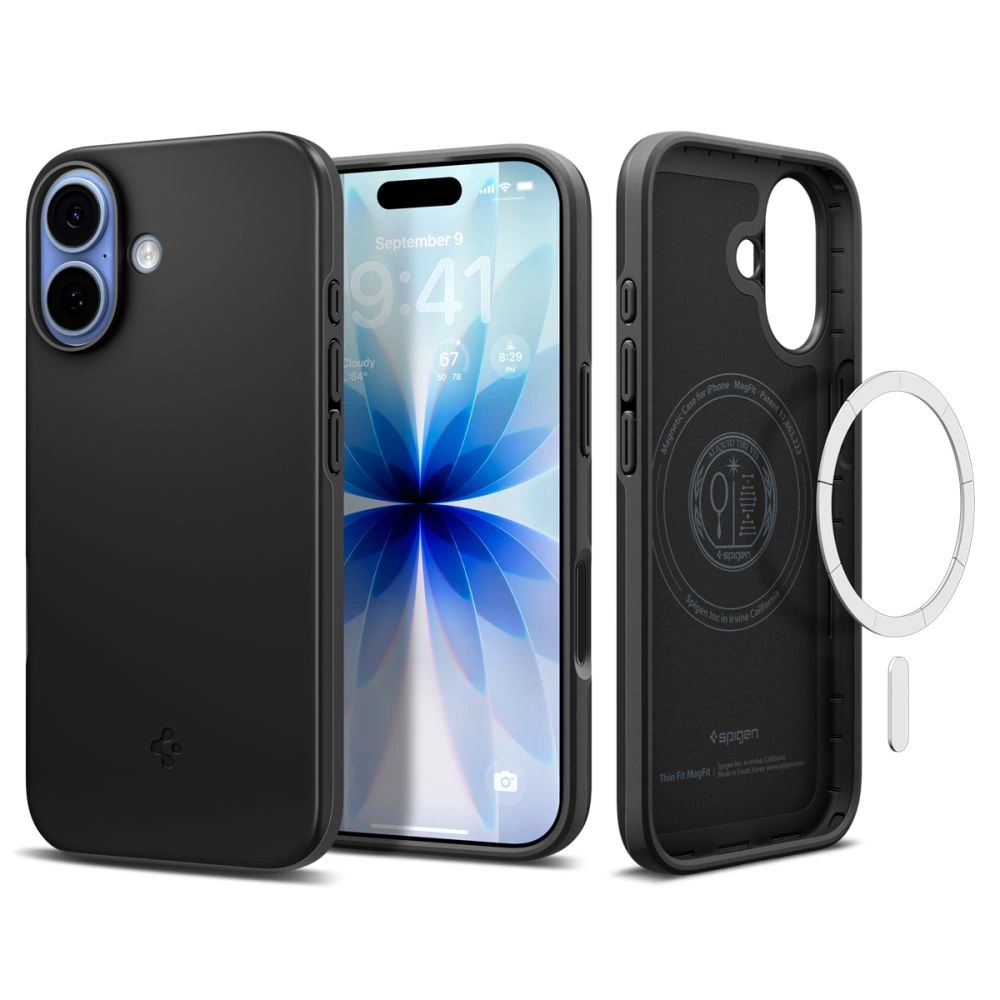 Spigen Thin Fit MagSafe Schutzhülle für Apple iPhone 17 schwarz (Apple iPhone 17), Smartphone Hülle, Schwarz - Bild 3