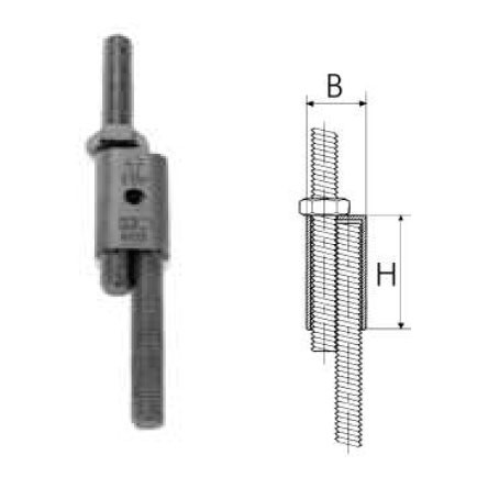 Art. 6458 Manicotto Per Accoppiamento Barre Filettate Per Filetti M8 6458008