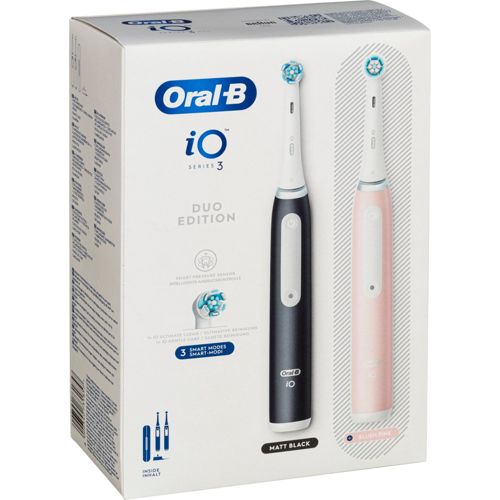 Oral-B iO Series 3n Duo Matt Black/Blush Pink elekt. Zahnbürste - Bild 10