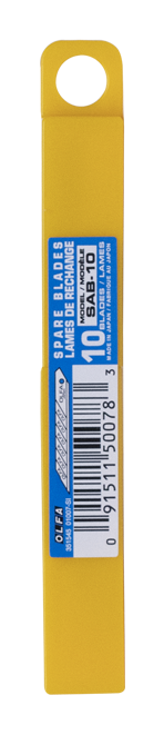 Olfa SAB-10 (10tlg) Ersatz-Klinge 30° Abbrechklinge für Cutter SAC-1, 9mm - Image 5